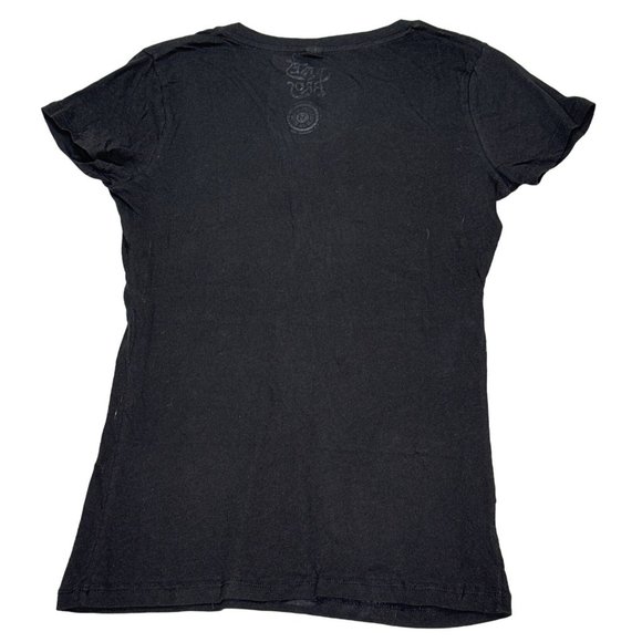 Ames Bros Shirt Kids Medium Black Pink Blue Tiger Crewneck Fitted Tee - Picture 2 of 7